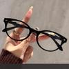 Retro Schildpatt Lesebrille Damen Luxus Designer Ovaler Rahmen Fernsicht Brille Vintage Blaulichtschutz Brille