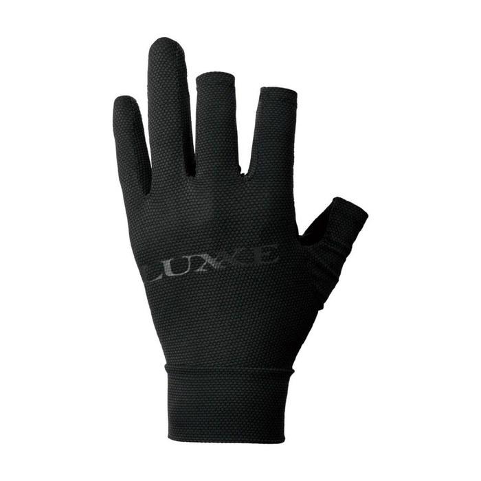 Gamakatsu Rugze TEOTECT 3-Finger Cut Glove #1 Black M LE7003