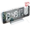 Alarm Clock Multifunctional Electronic Digital Clock Luminous Alarm Clock Radio Projection Clock DC5V Power Supply