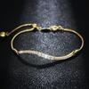 Simple And Minimalist Bracelet For Women, Micro-Inlaid Zircon Jewelry, Adjustable Length Exquisite Jewelry