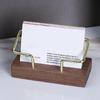 Metalen Visitekaarthouders Bureau Visitekaarten Display Stand Visitekaarten Stand Organizer voor Kantoor Huis Bureau