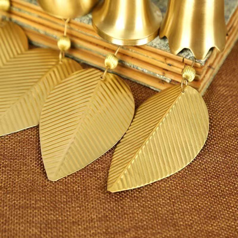 Pure Copper Wind Chime Pendants,Japanese Copper Wind Chime Door Decorations,Creative Home Balcony Feng Shui Bells,Car Pendants