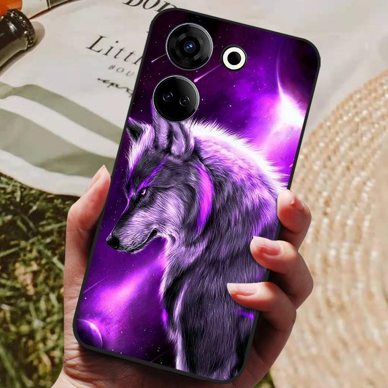 Für Tecno Camon 20 4G Hülle Silikon Rückseite Handyhülle für Tecno Camon 20 Pro 5G Hüllen Camon20 Pro 4G Weiche Bumper Coque Hülle