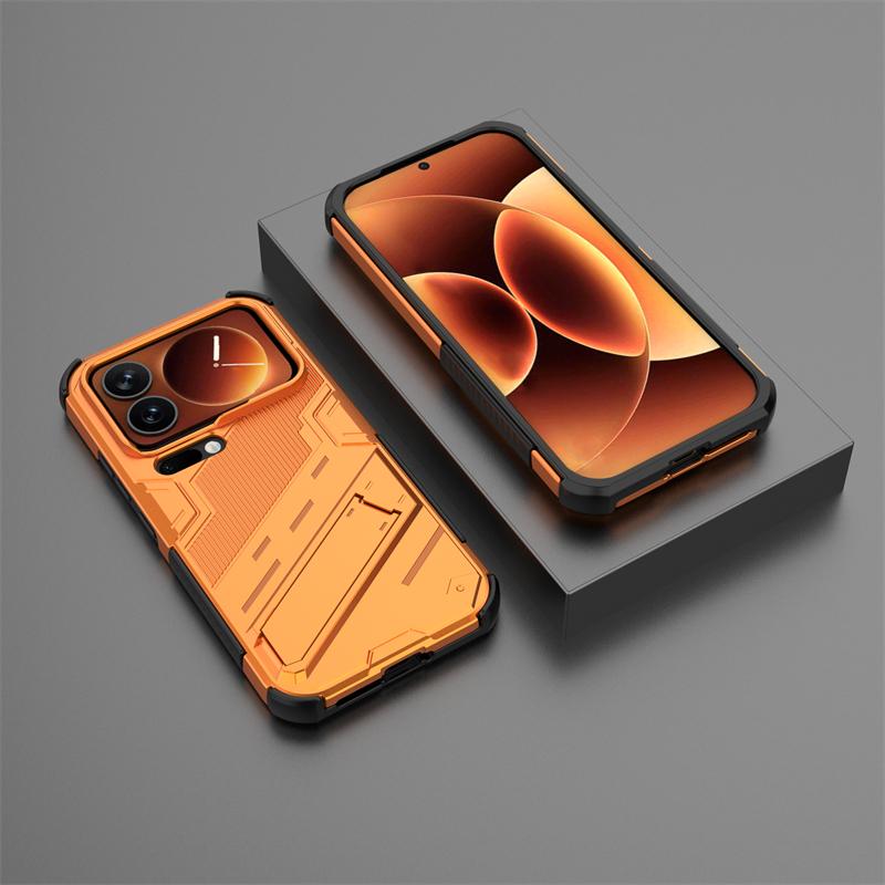 

Phone Cover For Xiaomi 17 Pro Case Anti-knock Armor Phone holder Full Cover Back Case Xiaomi 17 Pro Case For Xiaomi 17 Pro Max Xiaomi 17 помаранчевий