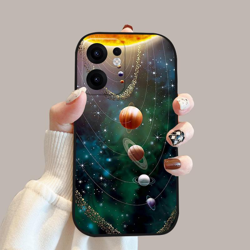Cartoon Case For Oppo Reno13 F Shockproof Soft Silicone TPU Phone Cover For Oppo Reno 13 F 13F 4G 5G Coque Reno13F Fundas Capa
