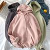 Kapüşonlular Kadın Estetik Büyük Boy Hoodie Harajuku Tişörtü Erkek/kadın Unisex Uzun Kollu Elbise Moda