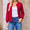 Women's Knitted Cardigan Short Knit Round Neck Open Front Sweater Button Down Elegant Casual Cardigan For Women