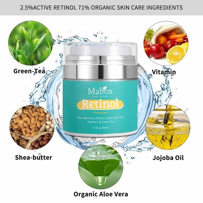 Retinol Hyaluronic Acid Moisturizing Cream Shrinking Pore Moisturizing Whitening Anti Wrinkle Cream