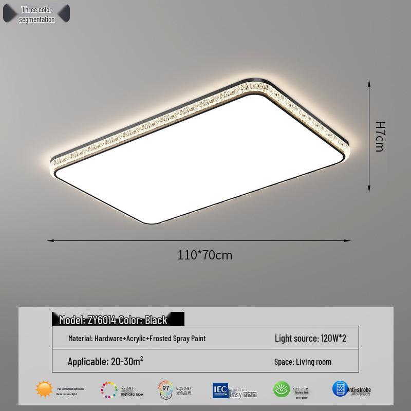 Modern Minimalist LED Ceiling Light for Bedroom, Living Room, Bathroom, or Balcony