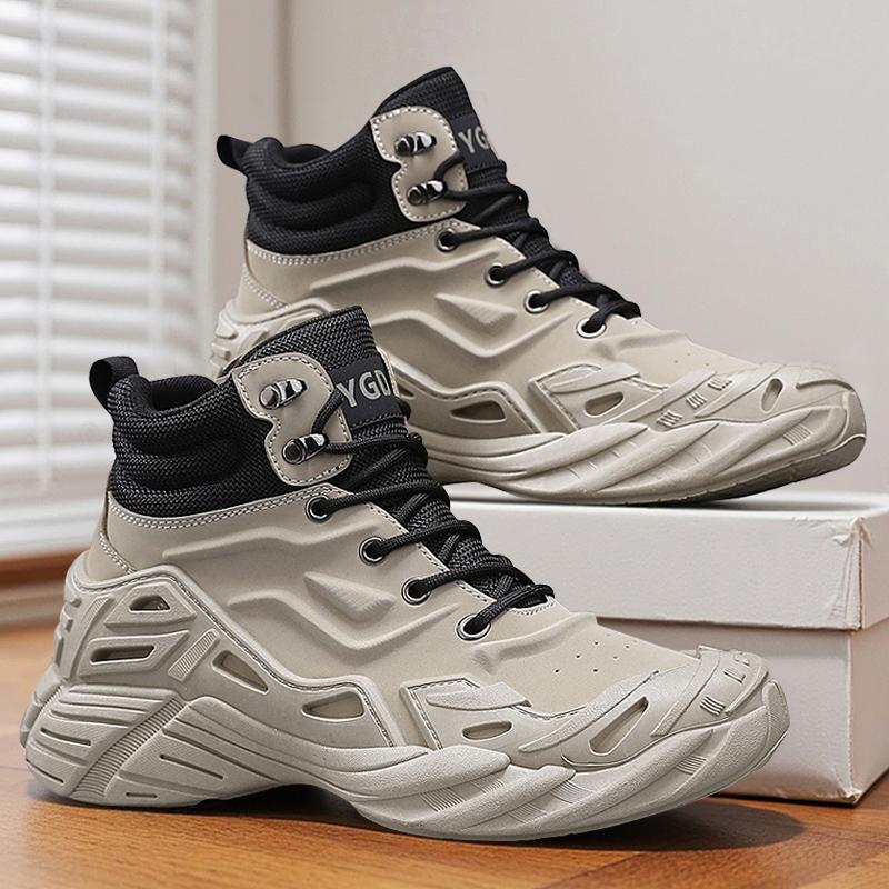 

New fly-woven coconut shoes men s 2025 autumn and winter dad shoes socks boots octopus elastic socks shoes sneakers 44