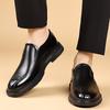 Herrenkleid Büroschuhe Herren Britischer Stil Retro Brogue Schuhe Herren Lässig Business Leder Derby Schuh Flats Slipper Schuhwerk