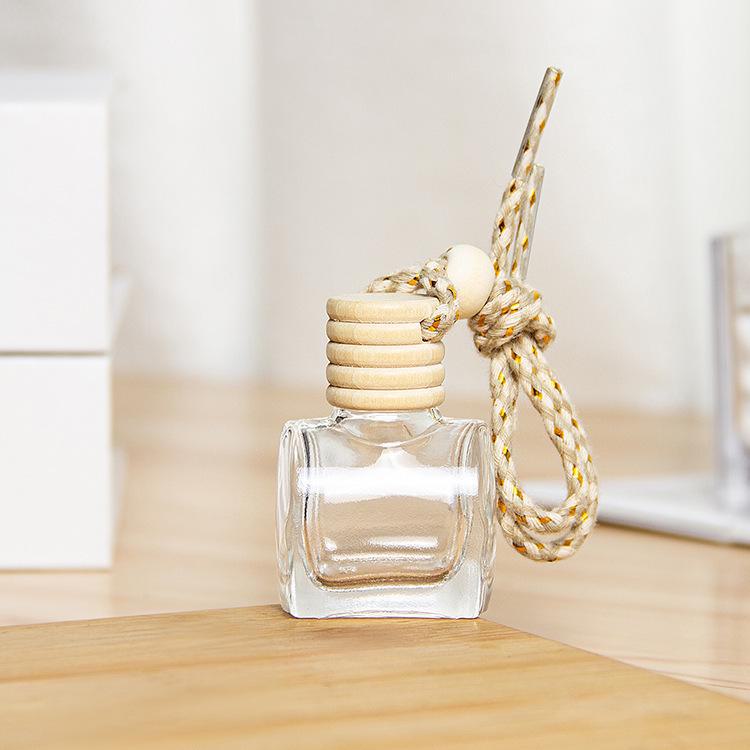 Heart-Shaped Car Aromatherapy Pendant - Creative Car Perfume Bottle for Interior Accessories