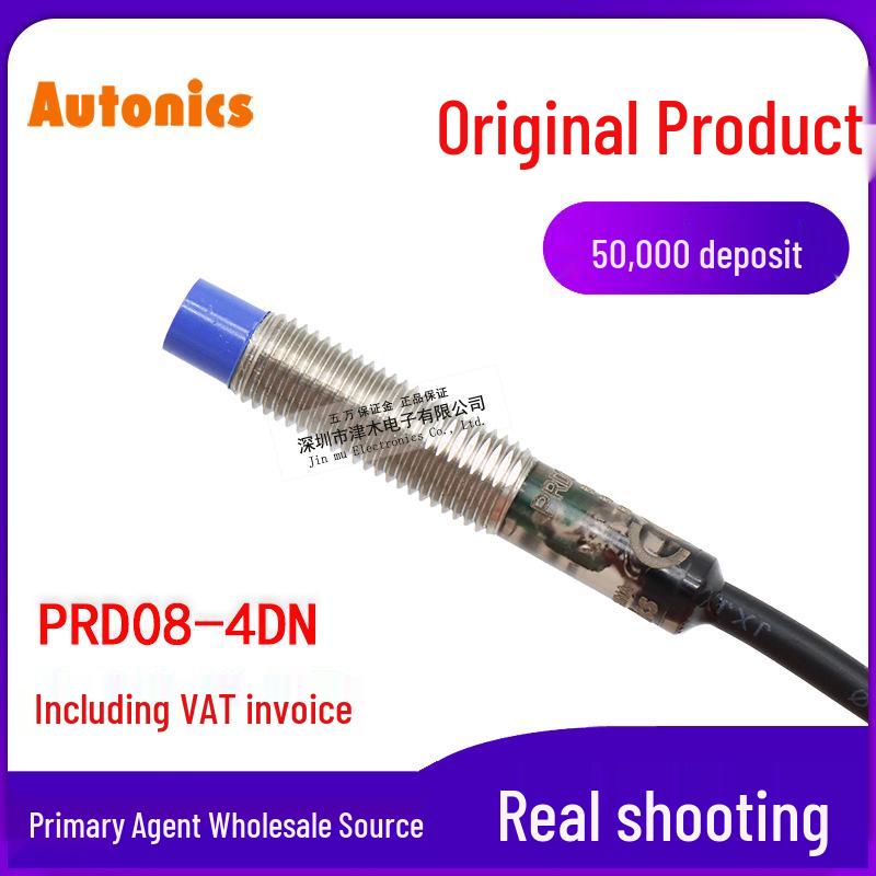 Autonics PRD08-4DN NPN Inductive Proximity Sensor, M8 Normally Open M8 4mm NPN NO