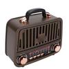 Retro Bluetooth Speaker AM FM SW Radio Rechargeable Vintage Wireless Speaker with Telescopic Antenna