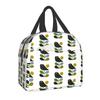 Orla Kiely Multi Stem Thermal Insulated Lunch Bag Scandinavian Flower Portable Lunch Tote for Outdoor Picnic Storage Food Box