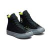 Converse Chuck Taylor All Star CX Fleece Lined High Black Lime Twist Unisex 170997C