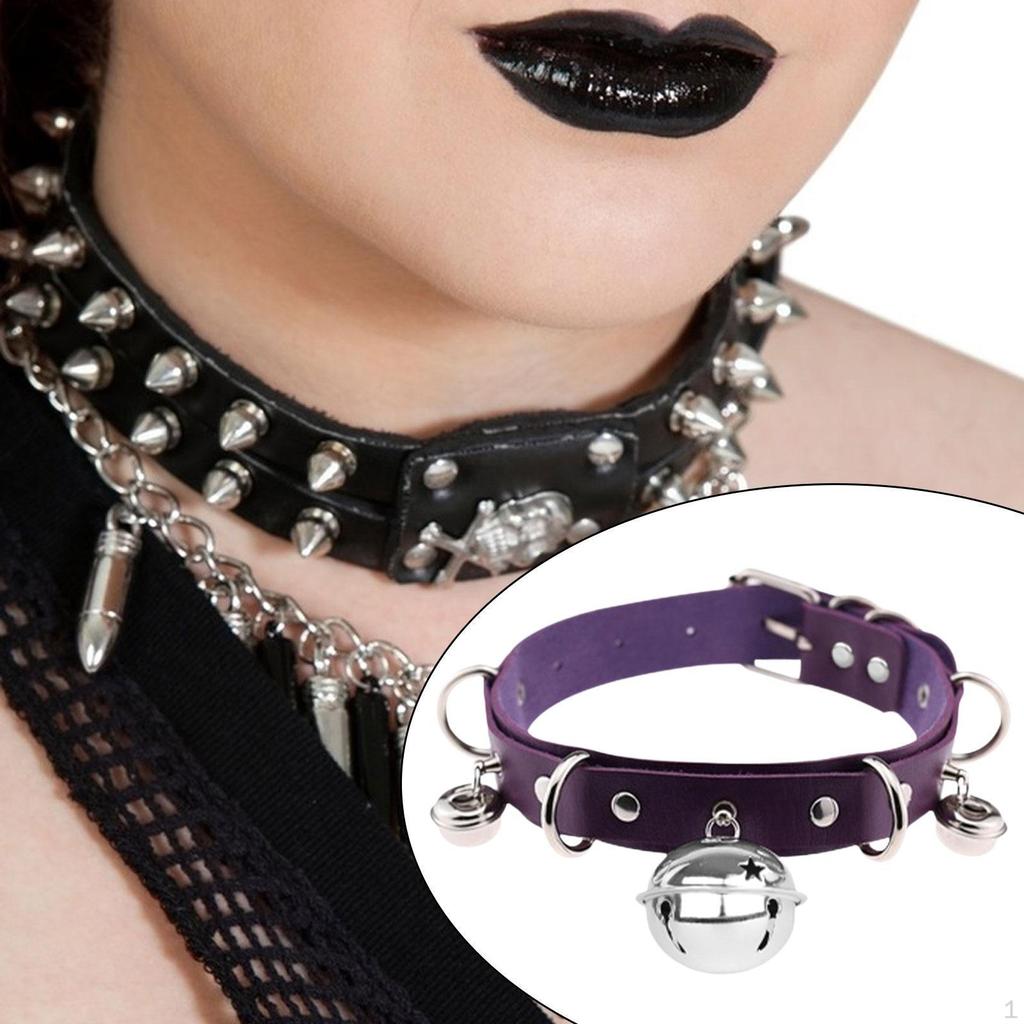 Gothic Choker Halsband Glocke für Party Bühnenshows Cosplay