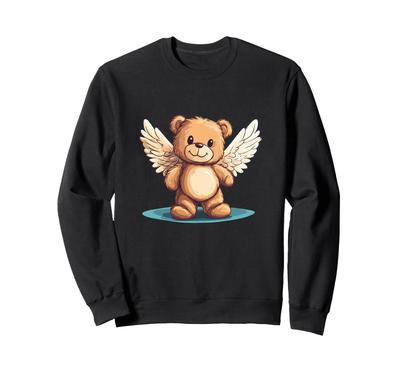 Heavenly Teddy Bear Brings Joy To Everyone for a Casual Look. Sweatshirt