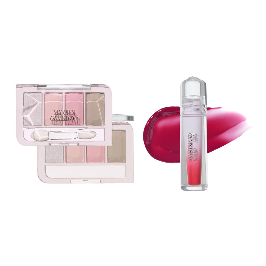 Etude #My Own Gemstone Play Color Eyes 3.5g + Over Glowy Tint 3g Set