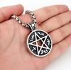 Vintage Viking Compass Pendant Necklace Men Fashion Metal Charm Gift Jewelry Accessory