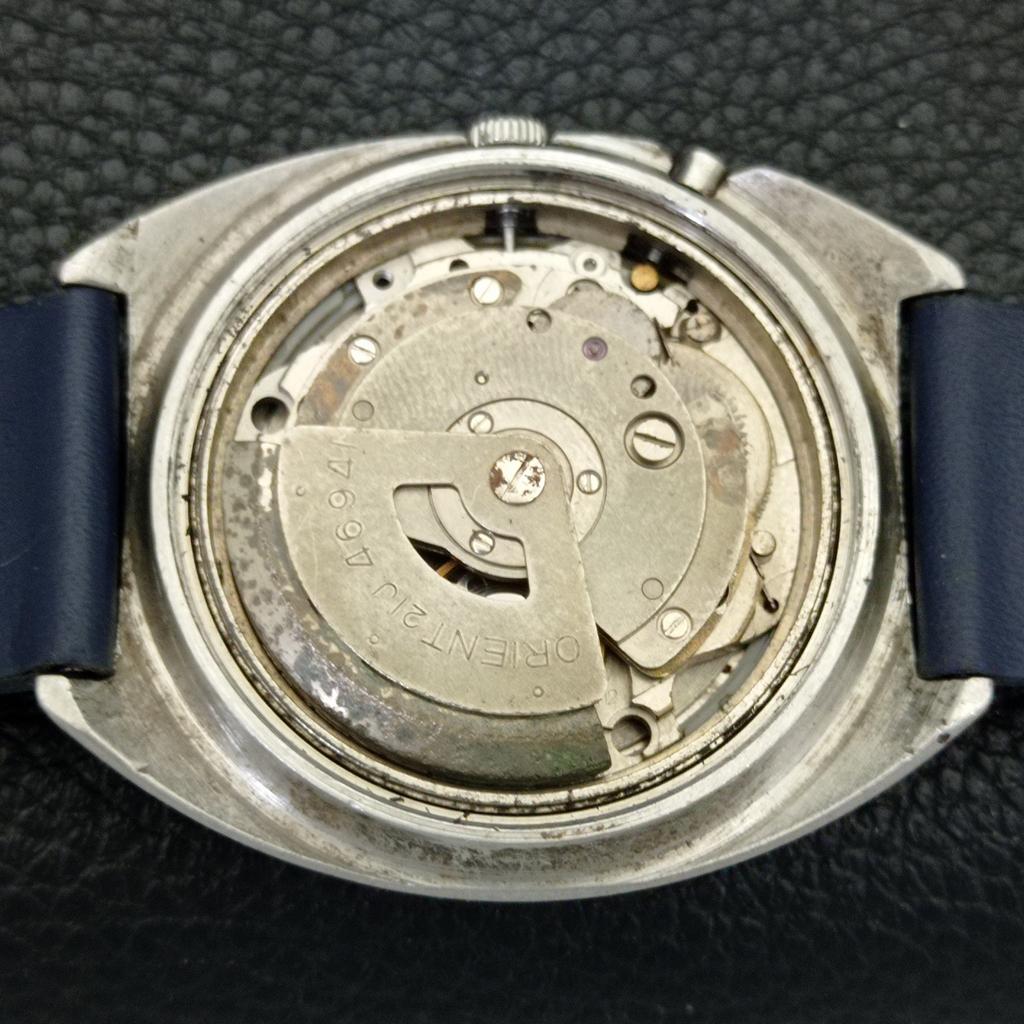 Orient AUTOMATIC 46941 JAPAN MENS VINTAGE BLUE COLOR DIAL WATCH A701850-5 R207-a701850
