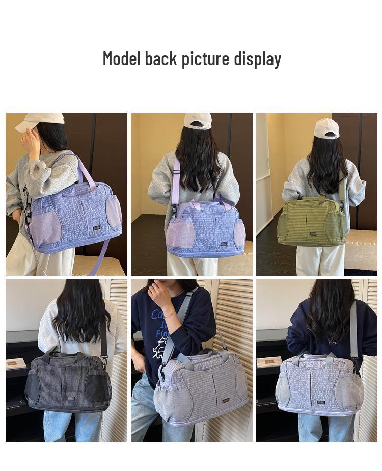 Women's Large Capacity Multifunctional Travel and Gym Bag - Stylish Crossbody and Handheld Luggage
