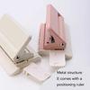 Portable 4 Holes Punch Punching Machine Paper Punch Paper Puncher Manual Hole Punch Desktop Hole Puncher