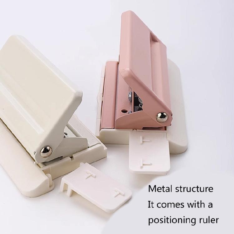 Portable 4 Holes Punch Punching Machine Paper Punch Paper Puncher Manual Hole Punch Desktop Hole Puncher