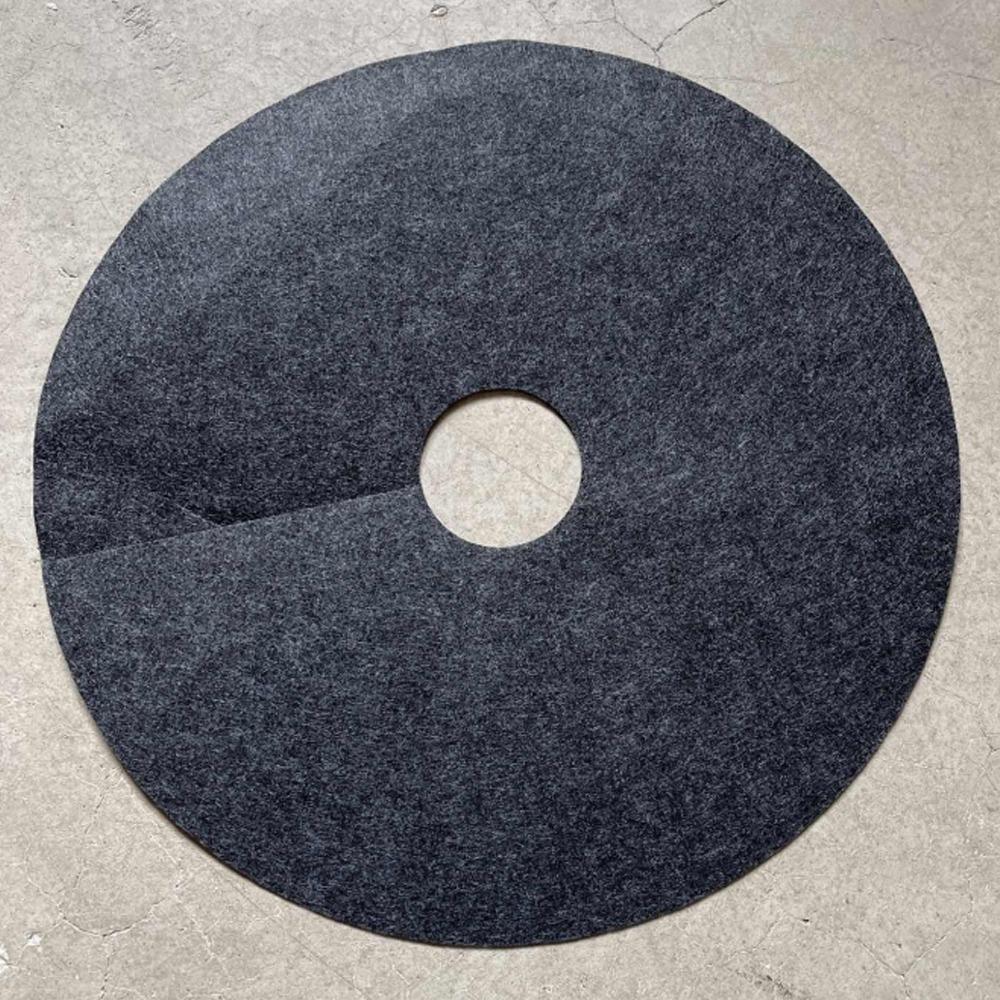20pcs Degradable Round Weeds Barrier Mats Ecological Grass Mat For Garden Tree Protection
