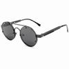 Classic Gothic Steampunk Sunglasses Luxury Brand Designer High Quality Men and Women Retro Round Metal Frame Sunglasses UV400