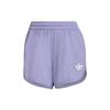 Originals Trefoil Shorts Embroidered Logo Fitted Sports Shorts Women Shorts Light-Purple H15806