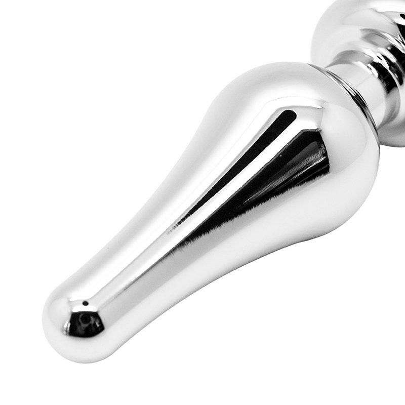 Smooth Touch Beginner's Metal Butt Plug Stopper Anal Sex Toys, Adult Sex Products Sex Toys