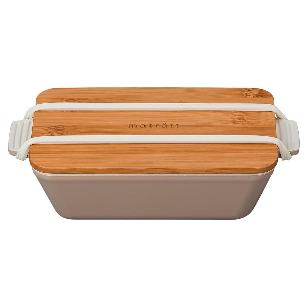 Masakazu Mosle Rectangular Lunch D21 27414 Dish, Greige, Size Approx. W12.6 H5.8