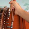 Iplusmile Guzheng Stimmratsche Holz Massiv Stimmung Stimmwirbel Saiteninstrument Musikinstrument Zubehör (Koreanische Zither) Schraubenschlüssel, Typ, 17,5 cm,