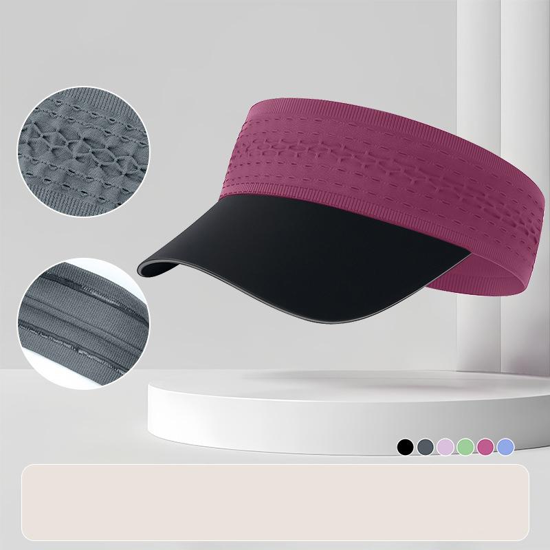 Multicolor Hairband Sun Hats Sweat absorbing Quick-drying Sports Cap Empty Top UV Protection UV Protection Cap Sports Activities