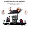 360° Solar Wireless Camera with 10x Zoom & Three-Screen Monitoring for Day/Night Full-Color Outdoor Use
