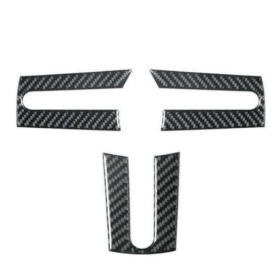 Steering Wheel Cover Cover Trim Sticker Trim Truck Waterproof 3Pcs Car