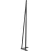 Hairpin Table Legs 28 inch Black Set of 4 Desk Legs Each 220lbs Capacity Hairpin Desk Legs 3 Rods for Bench Desk Dining End Table Chairs Carbon Steel