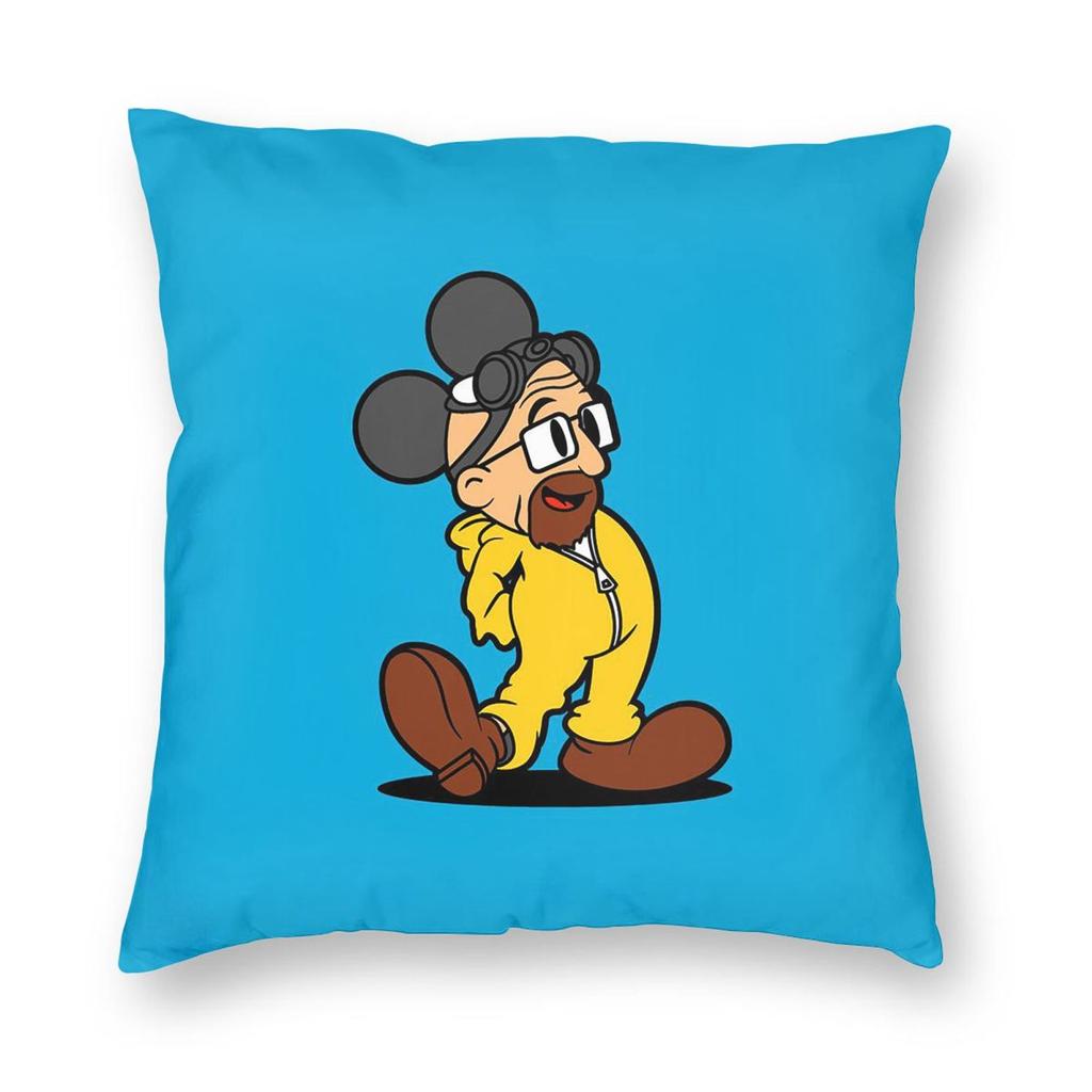 Breaking Bad - Heisenberg Face Mask Square Pillowcase Pillow Cover Cushion Throw Pillow for Home Bedroom Car