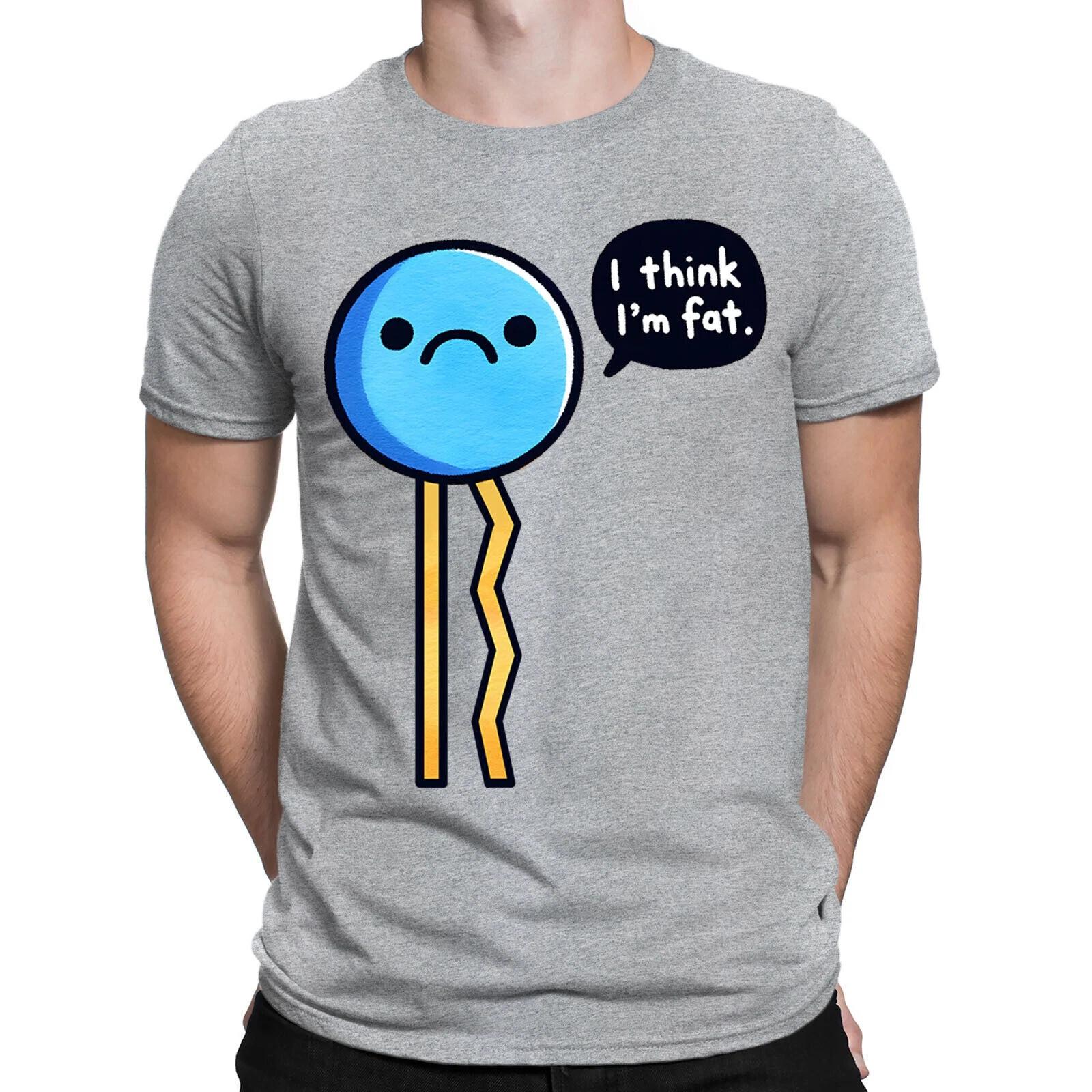 I Think Im Fat Fatty Acid Biology Funny Science Mens T-Shirts #BAL 3XL