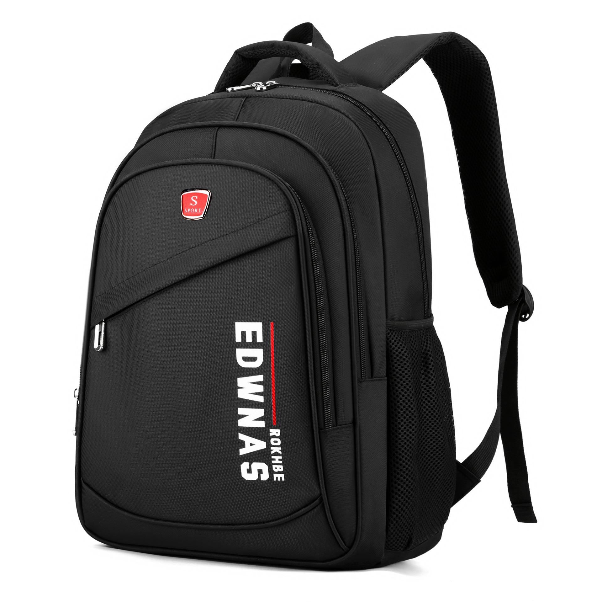 

Letter Printed Simple Backpack With Large Capacity For Men Business Bag Computer червоний