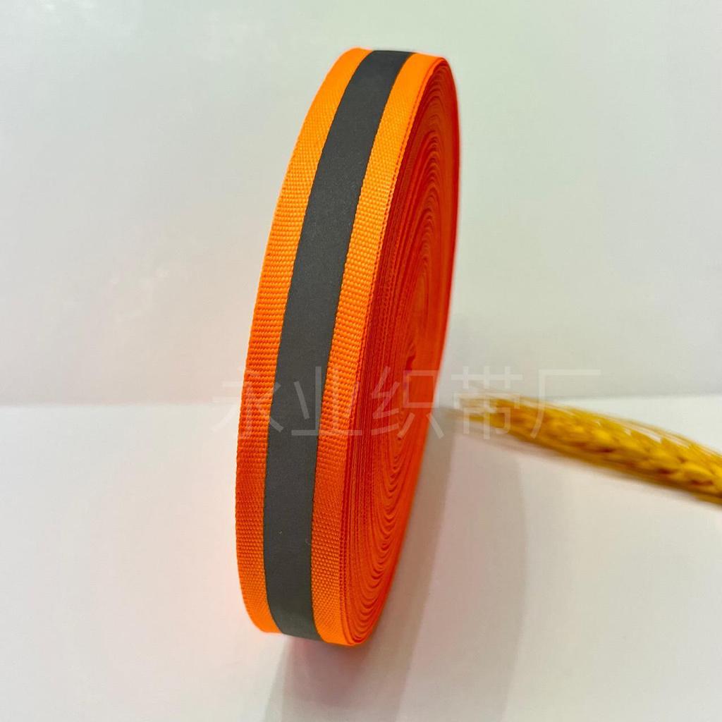Fluorescent High Visibility Reflective Webbing for Night Safety