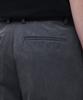 MUSINSA STANDARD Recycled One-Tuck Relaxed Tapered Hidden Banding Crop Slacks [Medium Grey]