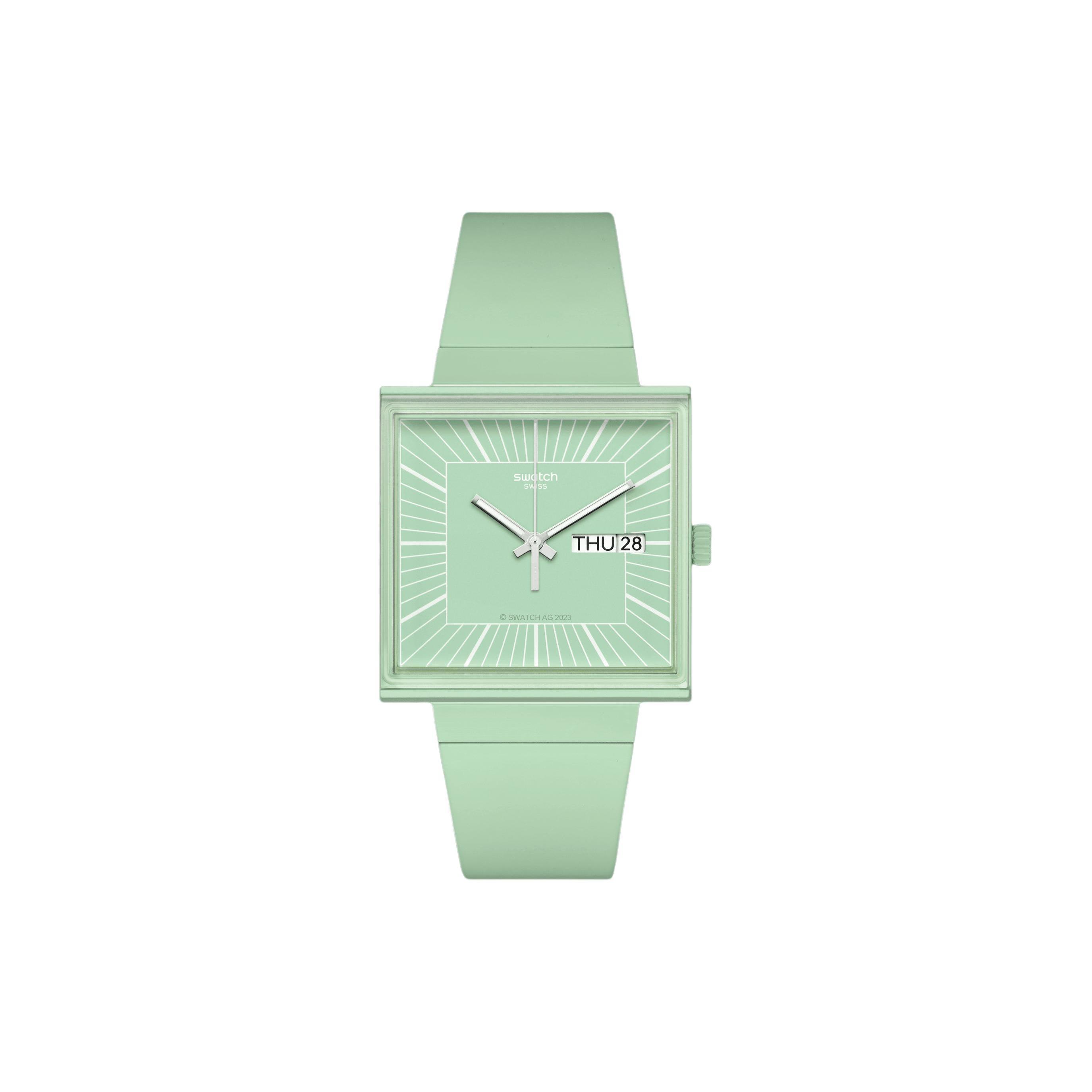 SWATCH Unisex Green Watch SO34G701 SO34G701 Green Dial