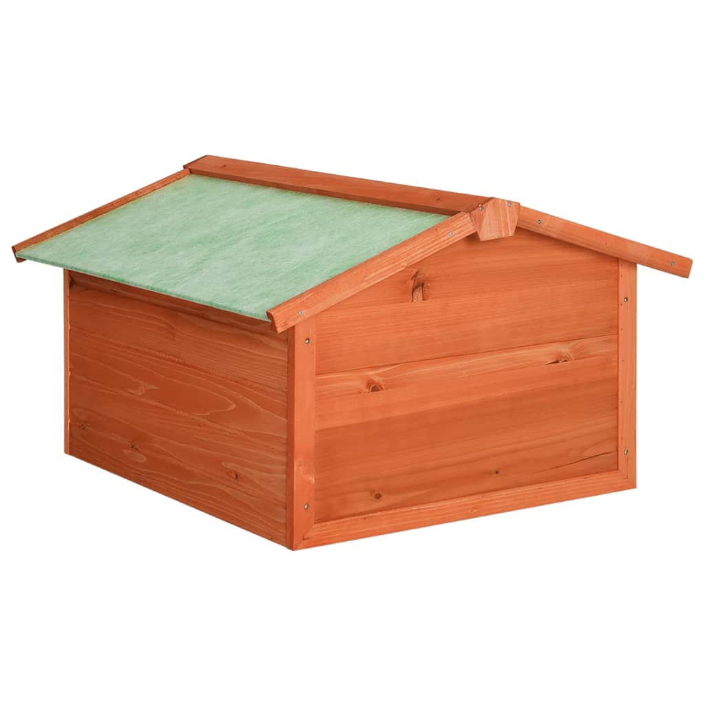 Vidaxl Garage per Tosaerba Robotico, 72X87X50, Legno Massello di Abete
