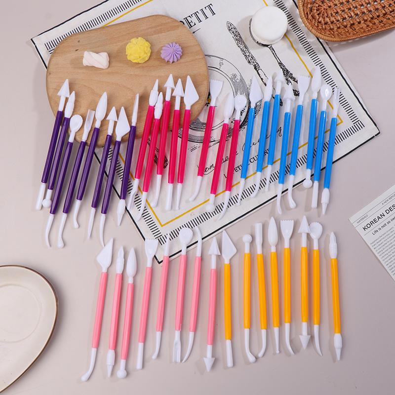 8 pièces/ensemble outils de modélisation d'argile, Sculpture de cire en plastique, outils de poterie, Sculpture façonnant, ensemble de Sculpture en argile polymère