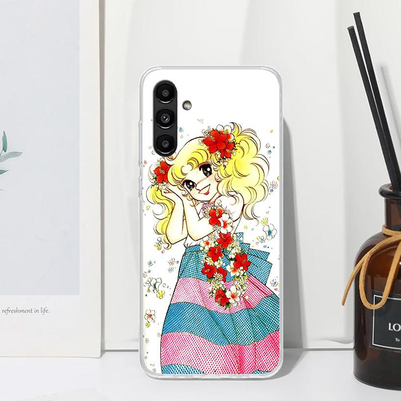 Candy 90s Anime Phone Case For Samsung Galaxy A17 A37 A57 A16 A26 A36 A56 A15 A25 A35 A55 A14 A24 A34 A54 A13 A23 A33 A53 A07 Ga