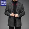 Men's Winter Wool Blend Trench Coat