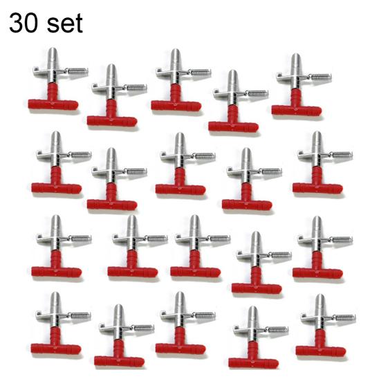 

10/20/30 шт., автоматическая ниппельная поилка для домашних животных, кроликов, мышей, питьевые фонтанчики 30pcs красный