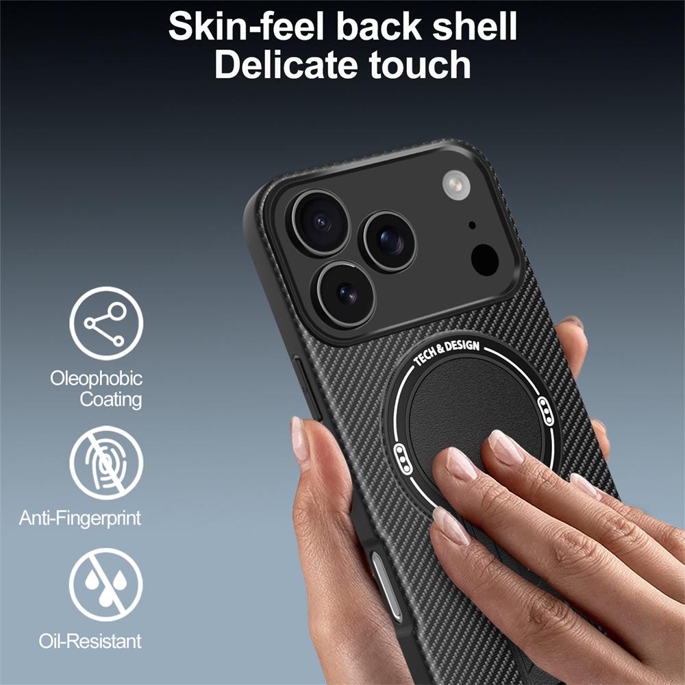 With Bracket Magnetic Phone Case for iPhone 17 Air 16 15 14 Plus 12 13 Pro Max Plus Hard Anti Fall Matte Back for Magsafe Cover